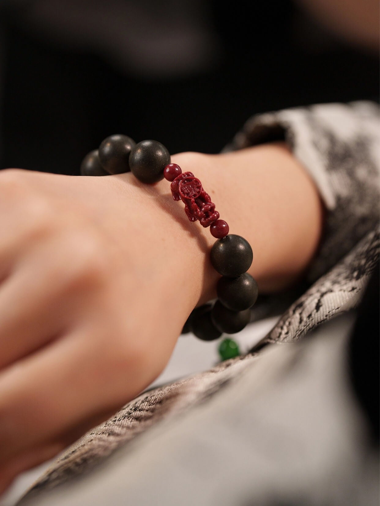 Pixiu Herbal Aroma Wealth, Health & Luck Energy Bracelet（JH003）