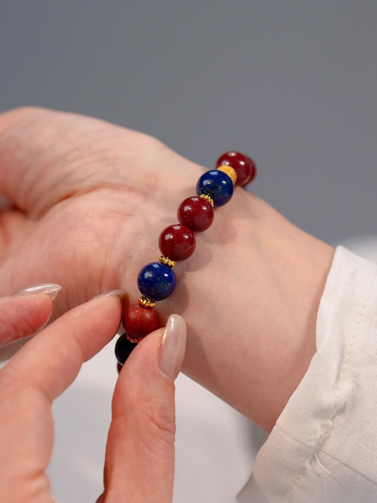 Fire Rhythm Energy-Guarding Beads Bracelet（JH013）