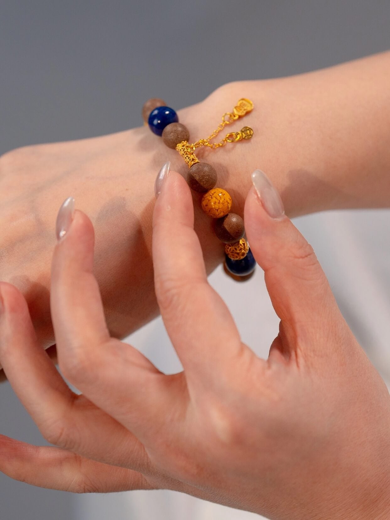 Gold Rhythm Defense-Strengthening Beads Bracelet（JH014）