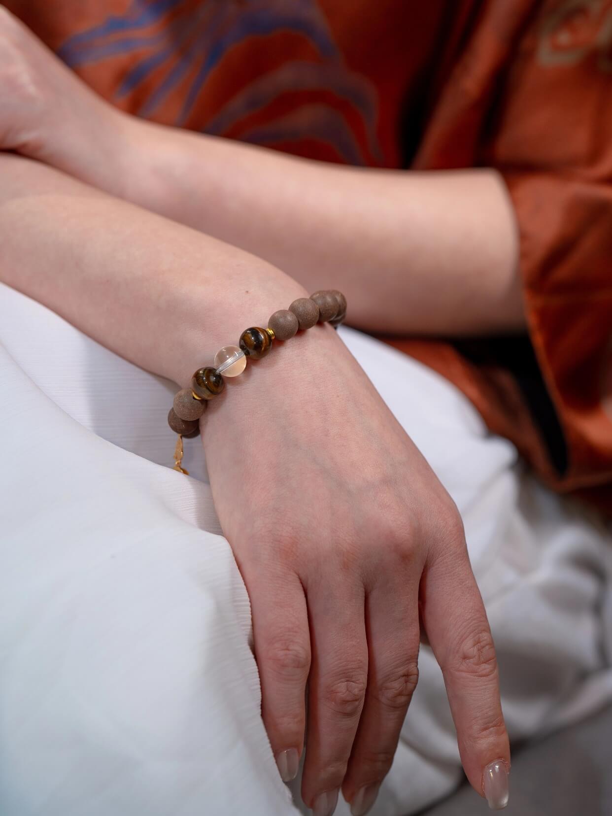 Tiger Eye Fortune-Absorbing Beads Bracelet（JH007）