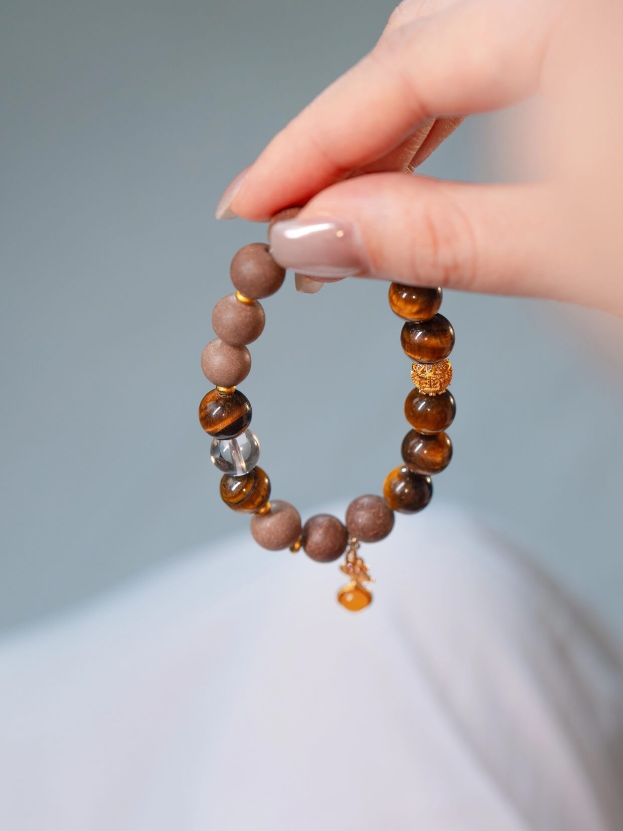 Tiger Eye Fortune-Absorbing Beads Bracelet（JH007）
