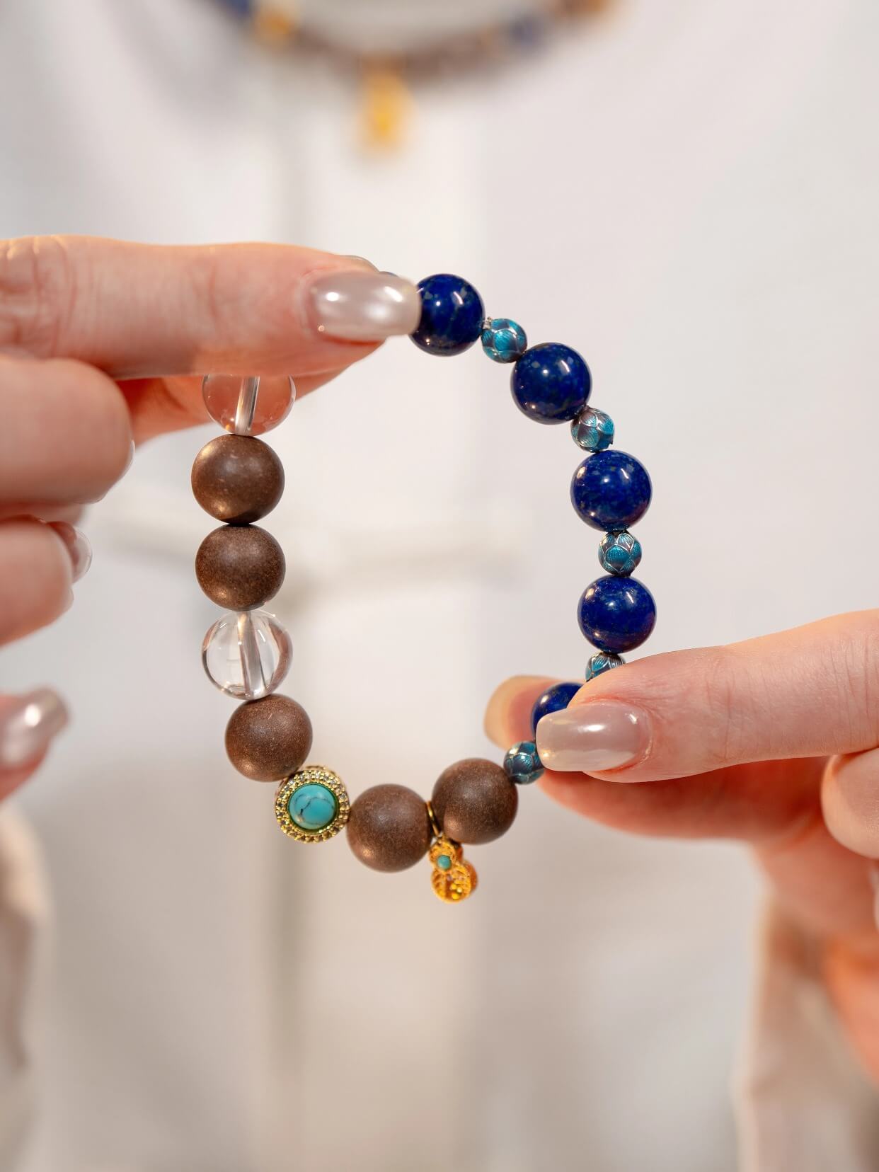 Gold Rhythm Defense-Strengthening Beads Bracelet（JH022）