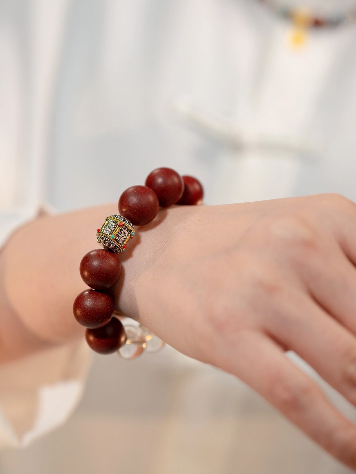 Fire Rhythm Energy-Guarding Beads Bracelet（JH021）