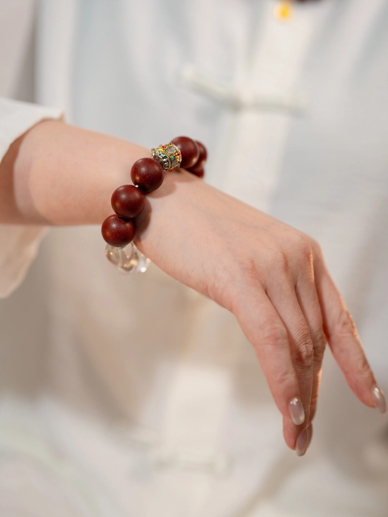 Fire Rhythm Energy-Guarding Beads Bracelet（JH021）